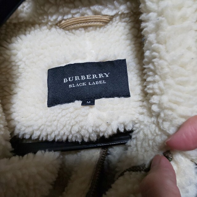 BURBERRY BLACK LABEL(バーバリーブラックレーベル)のBURBERRY BLACK LABEL バーバリー ボアジャケット M メンズのジャケット/アウター(Gジャン/デニムジャケット)の商品写真