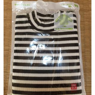 ユニクロ(UNIQLO)のユニクロ リブハイネックT  新品・未使用(Tシャツ/カットソー)