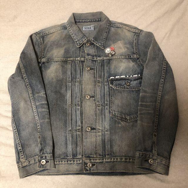 税込) SEQUEL - FRAGMENT FRAGMENT JACKET DENIM DAMAGE Gジャン