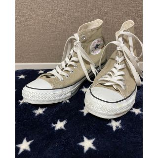 コンバース(CONVERSE)のコンバース  オールスター　ベージュ　25.0cm(スニーカー)