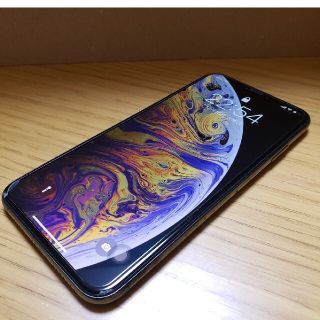 アイフォーン(iPhone)の最終値下げSIMフリー iPhone xs max 256GB スペースグレ(スマートフォン本体)