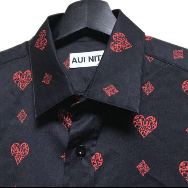 AUI NITE heart tribal shirt ハートトライバル シャツ - シャツ