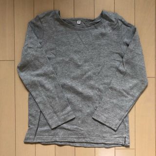 ムジルシリョウヒン(MUJI (無印良品))の無印良品　天竺カットソー　140  グレー(Tシャツ/カットソー)