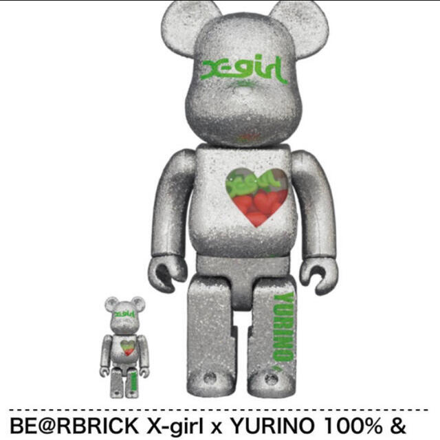 X-girl × BE@RBRICK × YURINO 100% & 400%
