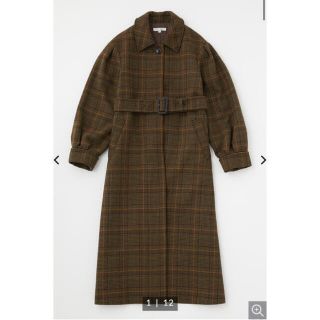 マウジー(moussy)のマウジー　新作完売　チェックコート(ロングコート)