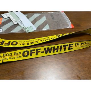 オフホワイト(OFF-WHITE)のオフホワイト　イエローベルト(ベルト)