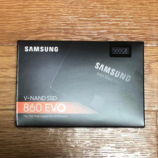 サムスン(SAMSUNG)のMZ-76E500B/IT サムスン　SSD 860 EVOシリーズ 500GB(PC周辺機器)