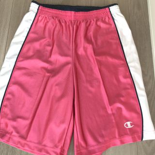 チャンピオン(Champion)のチャンピオン バスパン ハーフパンツ レディース ピンク Sサイズ(ハーフパンツ)