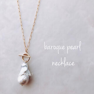 14kgf⌘baroque pearl necklace(ネックレス)