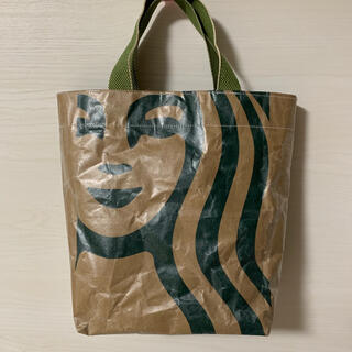 スターバックスコーヒー(Starbucks Coffee)のスターバックス 紙袋リメイク トートバッグ(バッグ)