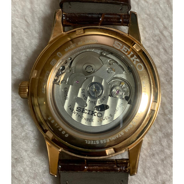 SEIKO(セイコー)の傷有SEIKO MECHANICAL × 石垣 忍 SARB068 300本限定 メンズの時計(腕時計(アナログ))の商品写真