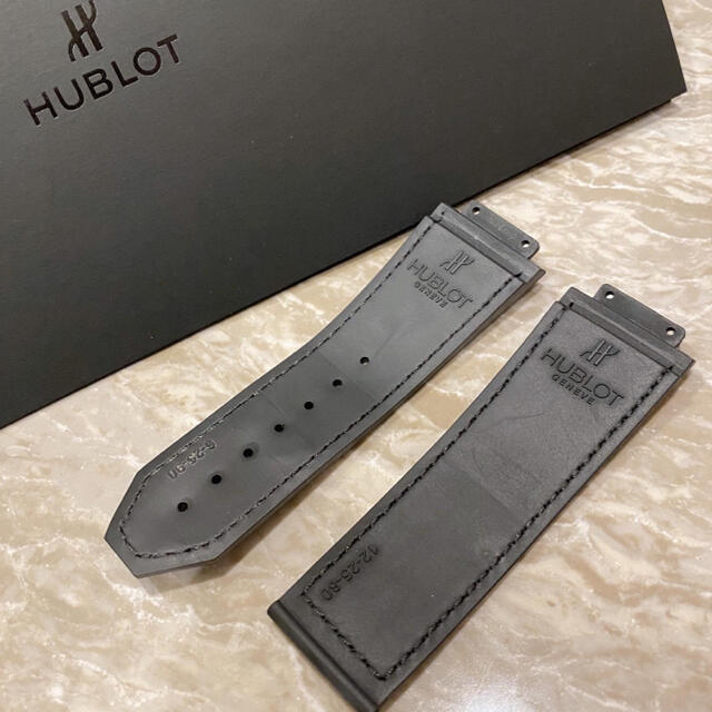 HUBLOT(ウブロ)の極美品 ウブロ HUBLOT クロコ ベルト ラバー アエロバン ビックバン メンズの時計(レザーベルト)の商品写真