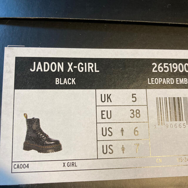 X-girl(エックスガール)の【新品】Dr.Martens × X-girl コラボ JADON（ジェイドン) レディースの靴/シューズ(ブーツ)の商品写真