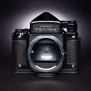 新品 本革 PENTAX 67 / 6X7 / 67TTL 用 カメラケース(フィルムカメラ)