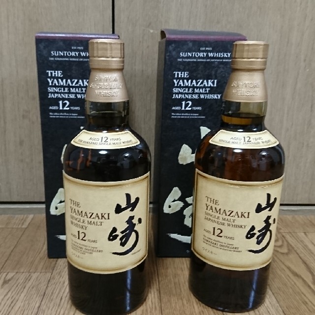 【送料込み】サントリー 山崎12年 700ml 2本セット 化粧箱付きのサムネイル