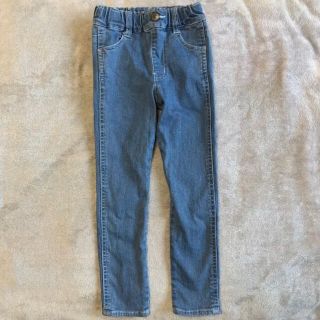 エフオーキッズ(F.O.KIDS)のスキニージーンズ 110 リボン ブルー パンツ ズボン(パンツ/スパッツ)