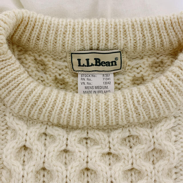 L.L.Bean - LL Bean フィッシャーマン アラン ローゲージ ウール ...