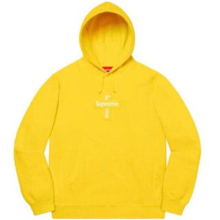 シュプリーム(Supreme)のCross Box Logo Hooded Sweatshirt Lemon(パーカー)