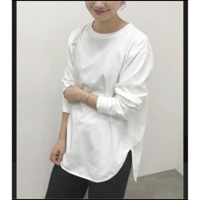 JOURNAL STANDARD プレミアムコットン ラウンドヘム ロンTee