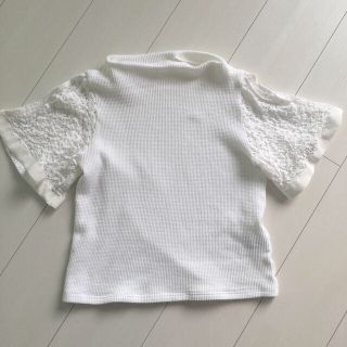 バーニーズニューヨーク(BARNEYS NEW YORK)のrdperfeレース柄トップス新作美品(Tシャツ(半袖/袖なし))