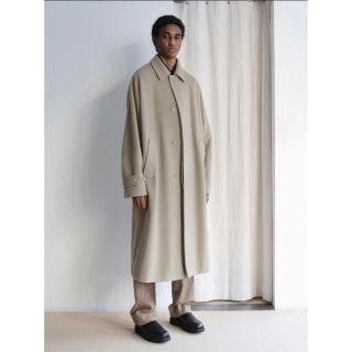 auralee  cashmere wool mosser big coat 4