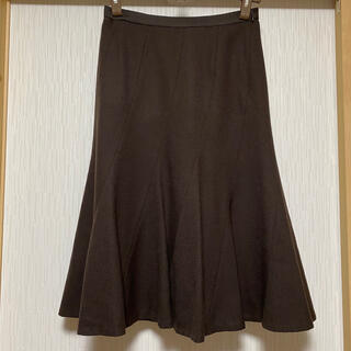 ニジュウサンク(23区)の23区　素敵なウール冬スカート(ひざ丈スカート)