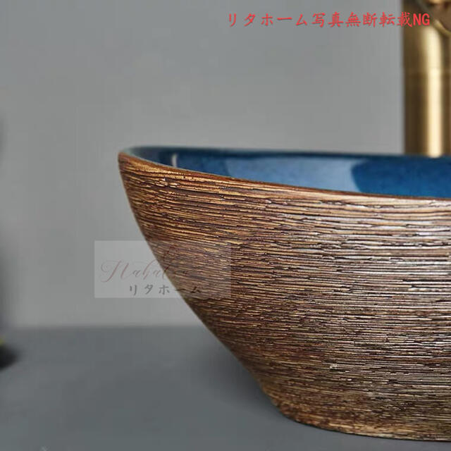 高級洗面台 洗面ボウルセット洗面ボール 陶器 手水鉢 手洗器蛇口 高級洗面台 洗面ボウルセット洗面ボール 陶器 手水鉢 手洗器蛇口
