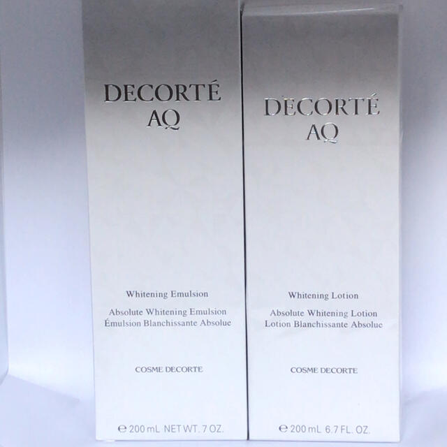 COSME DECORTE(コスメデコルテ)のはるる様専用 コスメデコルテ AQ ホワイトニング 化粧水＆乳液 セット コスメ/美容のスキンケア/基礎化粧品(化粧水/ローション)の商品写真