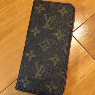 ルイヴィトン(LOUIS VUITTON)のiPhoneX XS ルイヴィトン  ケース ピンク　手帳型　正規品　ブランド(iPhoneケース)