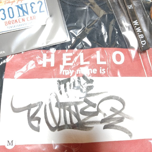 The BONEZ オリジナルグッズ Tシャツ（M）ミサンガ ダウンロードカード