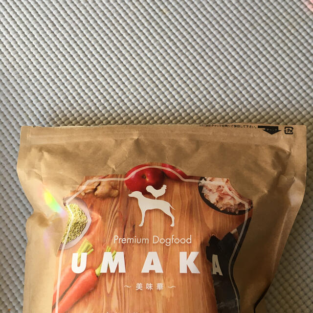 UMAKA 新品1.5kg と、開封済み1.45kg その他のペット用品(ペットフード)の商品写真