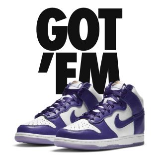 ナイキ(NIKE)のNike Dunk High SP Varsity Purple (W)28(スニーカー)