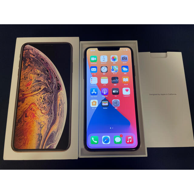 Apple iPhone Xs max 64GB ゴールド　SIMフリー