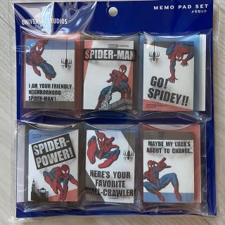 ユニバーサルスタジオジャパン(USJ)のスパイダーマン&ミニオンズメモ(ノート/メモ帳/ふせん)