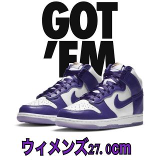 ナイキ(NIKE)のNIKE DUNK HIGH WMNS "VARSITY PURPLE"(スニーカー)