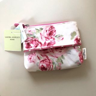 ローラアシュレイ(LAURA ASHLEY)の新品未使用　ローラアシュレイ  ミニポーチ　クチュールローズ/ピオニー(ポーチ)