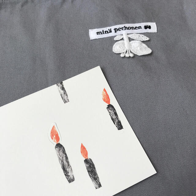 mina perhonen(ミナペルホネン)のミナペルホネン　ショップバッグ　2つセット　限定クリスマスカード付き レディースのバッグ(ショップ袋)の商品写真