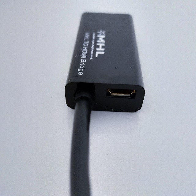 MHL TO HDMI 変換 Micro USB to HDMI スマホ/家電/カメラのテレビ/映像機器(映像用ケーブル)の商品写真