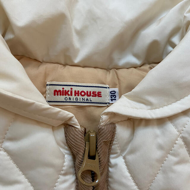 mikihouse(ミキハウス)のミキハウス ダウンベスト　130 キッズ/ベビー/マタニティのキッズ服男の子用(90cm~)(ジャケット/上着)の商品写真