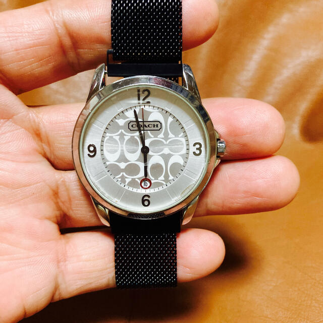 COACH(コーチ)の早い物勝ち　コーチ腕時計　新品電池交換済み メンズの時計(腕時計(アナログ))の商品写真