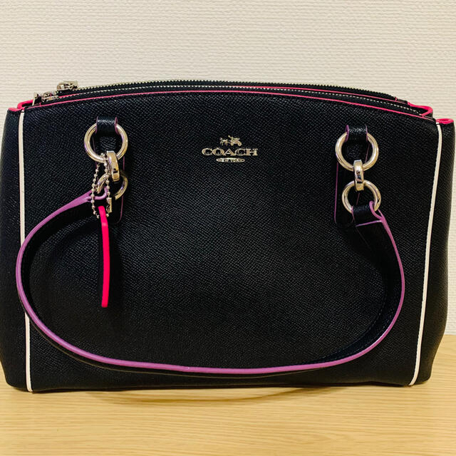 【最終値引き‼️】 COACH レザー　2way ハンドバッグ　ショルダーバック