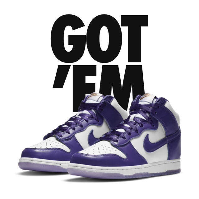 nike dunk high varsity purple womens29cm