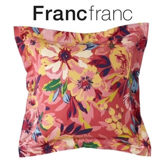 フランフラン(Francfranc)の❤新品タグ付き フランフラン プリマーレ クッションカバー【ピンク】❤(クッションカバー)