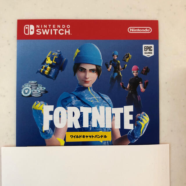 Nintendo Switch - フォートナイト　特典コード　ワイルドキャットハンドル