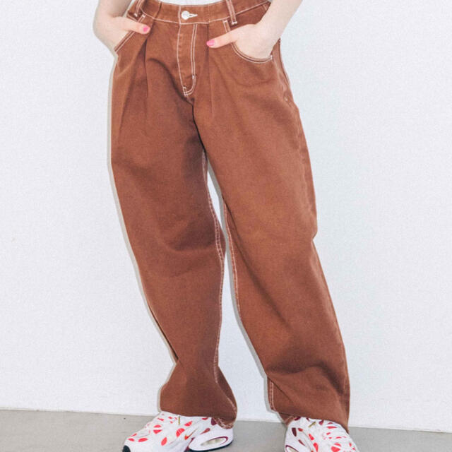 【・美品】X-girl BALLOON DENIM PANTS ウエスト75