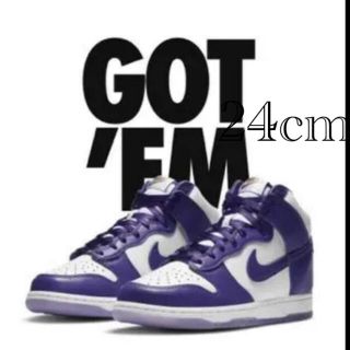 ナイキ(NIKE)のNIKE DUNK HIGH WMNS "VARSITY PURPLE"   (スニーカー)