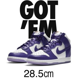 ナイキ(NIKE)のNIKE DUNK HIGH WMNS "VARSITY PURPLE"(スニーカー)