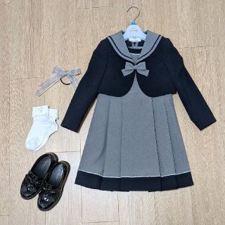 120size 花柄 ボーダー BEAMS 入学 卒園  フォーマル 女の子