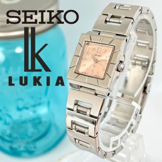 221 SEIKO  セイコー　ルキア時計　レディース腕時計　新品電池　スクエア