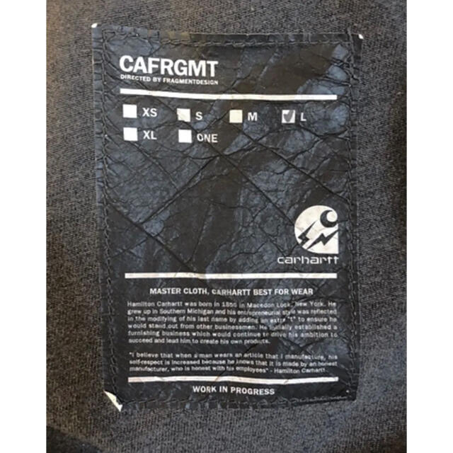 carhartt(カーハート)のCarhartt fragment クロップドパンツ L カーハート 藤原ヒロシ メンズのパンツ(チノパン)の商品写真